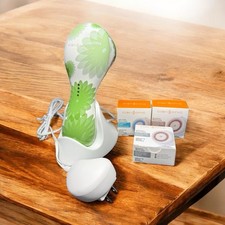 Clarisonic Plus Face Cleanser Green With Charger And 3 Brush Heads Boxed READ