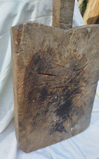 old & very nice wooden cutting board very large and thick (meat