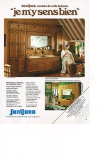 ADVERTISEMENT 1980 SANIJURA sanitary furniture set CHAMBORD