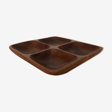 Plateau coupe teck scandinave