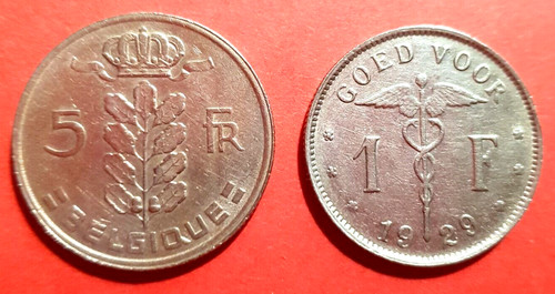 Pièces belge 1 - *, 5
