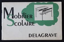 Catalogue school furniture DELAGRAVE La Corveraine school chair office painting