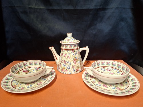 Service thé duo tasses - à, et