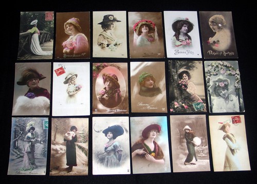Cpa femme 1910 mode haute - cpa,