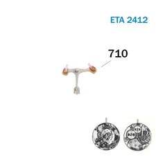 FOURCHE PALETTE partie 710 pour mouvements automatiques suisses ETA 2412.