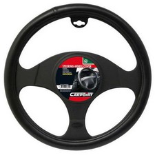 COUVRE VOLANT LOOK CUIR NOIR