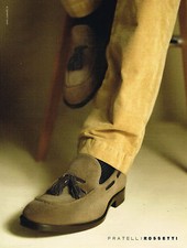 ADVERTISING ADVERTISING 035 2010 ROSSETTI men's moccasin shoes