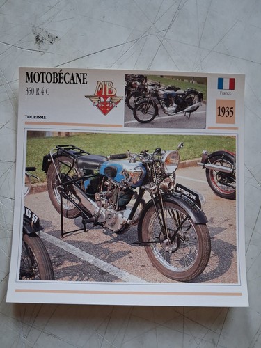 Motobécane 350 r4c 1935 fiche - r4c,