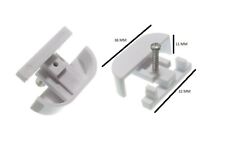 Rideau Canne Rail Piste Crochet Arrêt Fin Pour Super Blanc Crest Paquet 200