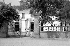 Entrance old house south west portal - Old negative photo year. 1960