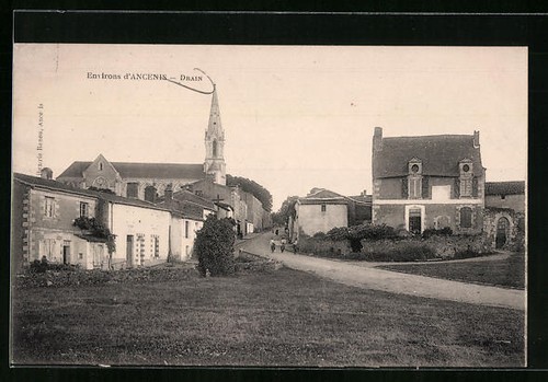 Cpa drain eglise - cpa, l´eglise