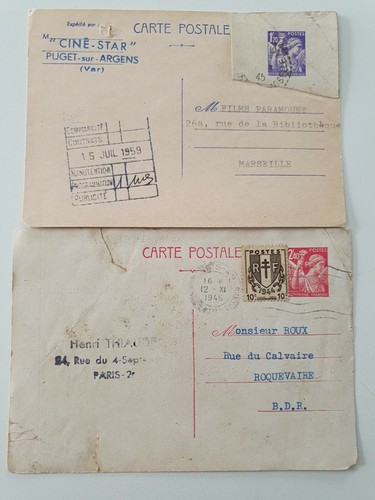 Entiers postaux - postaux,