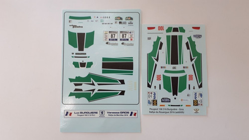 Decals peugeot 106 - peugeot, s16