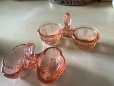 lot de 2 salieres verre moule