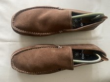MOCASSINS HOMME CUIR MARRON