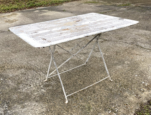 Table jardin peinture usé - table, de