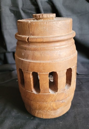 Ancien moyeu roue bois - moyeu, de