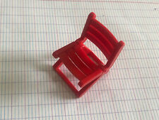PLAYMOBIL FOLDING CHAIR RED 30660160 3230 3647 3728...