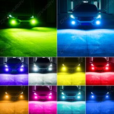 2pcs H11 27-SMD RGB LED Fog Lights Daytime Running Bulb Lamp+Remote Control
