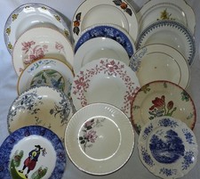 Lot de 15 assiettes anciennes