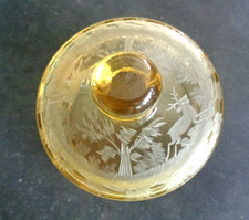 bonbonnière cristal de boheme