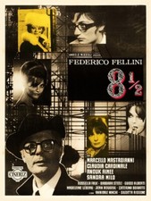 8 1/2 FELLINI FILM Roff - POSTER HQ 60x80cm d'une AFFICHE CINéMA