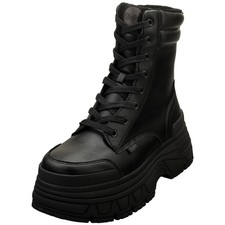Bottines Fusion Mid Vegan Noires Femme Buffalo