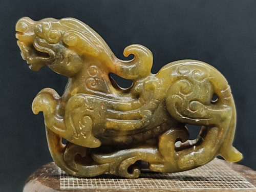 Ancienne sculpture jade - en,