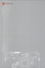 Leitz Leica M7. M 7, M-7, catalogue impression 01/02/HLX/B. Haut