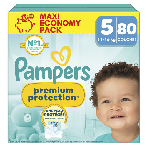 Couches pampers premium - pampers,