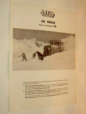 Brochure truck LATIL hunting snow TR tractor truck brochure brochure