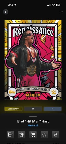 Topps wwe slam 2026 merlin - wwe,