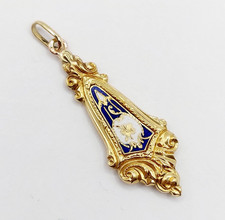 Pendentif victorien or 18k