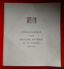 Album classeur pour feuilles