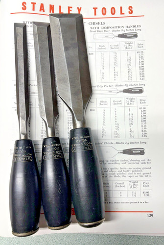 Stanley chisel - 40, (set