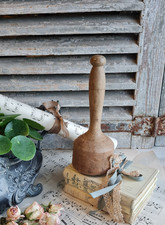 ANCIEN PILLON EN  BOIS BEURRE
