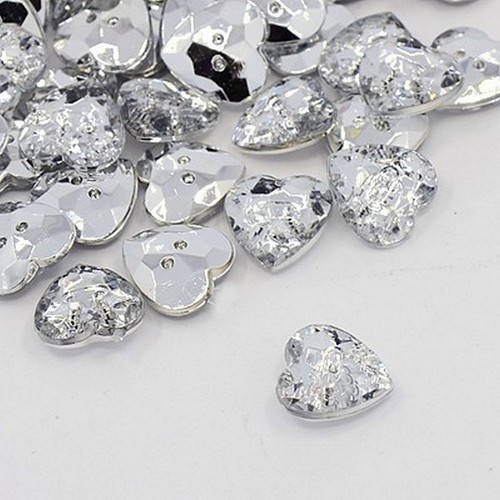 Boutons fantaisies strass - fantaisies,