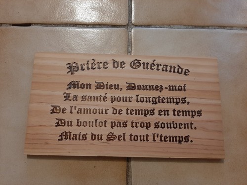Estampe bois façade caisse - ,
