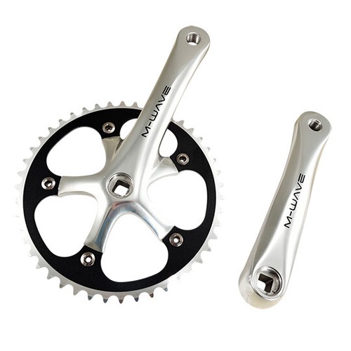 Pedalier mono piste fixie 46d - mono,