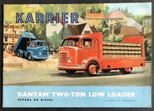 KARRIER BANTAM 2-3 TON LOW LOADER Commercial Sales Brochure SEP 1956 #1415