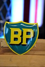 Plaque émaillée BP huile