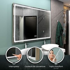 Miroir led houston 3 - miroir, |