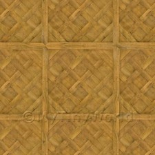 Dollhouse Versailles Large Parquet Panel With Cross Floor Frame