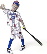 Zombie Baseball Player Costumes for Boys, Halloween Costume for Kid