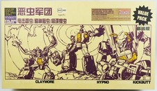 Transformers Masterpiece - BadCube - Evil Bug Corps : Claymore, Hypno, Kickbutt 