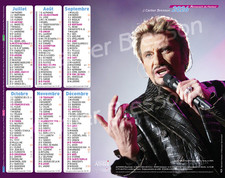 Johnny Hallyday 2026 La Poste Calendars (3 references)