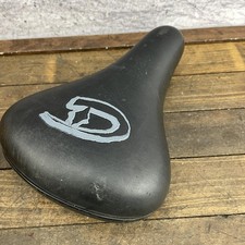 Velo Diamond Back BMX Seat Black Padded Sofa Saddle Mid School OG 90s 00s