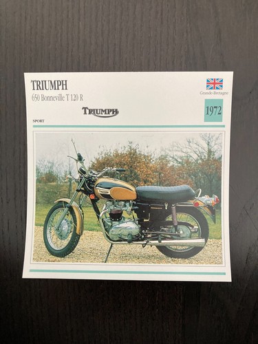 Carte fiche moto - carte,