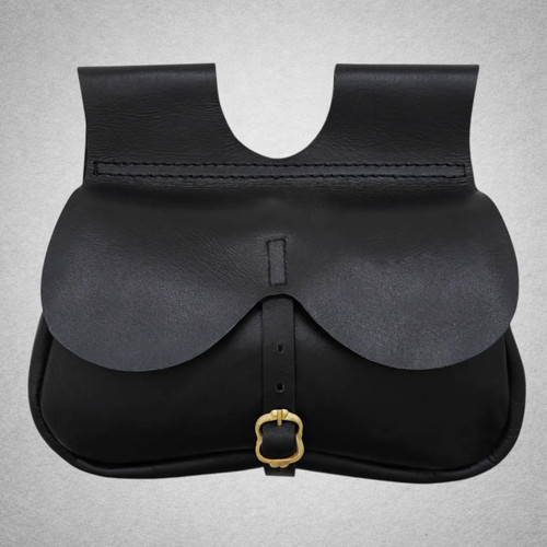 Bourse médiévale cuir sac - cuir,