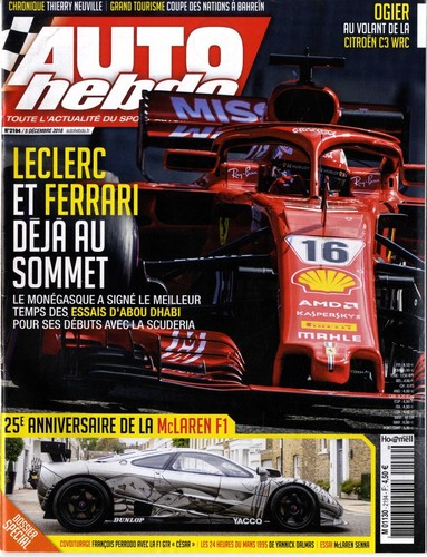 Auto hebdo 2194 - auto, 05/12/2018